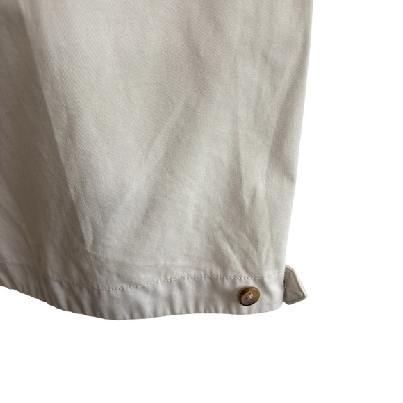 Lands' End Capri Pants Plus Size 18 Khaki 100% Cotton Classic Preppy Chinos - Picture 5 of 15